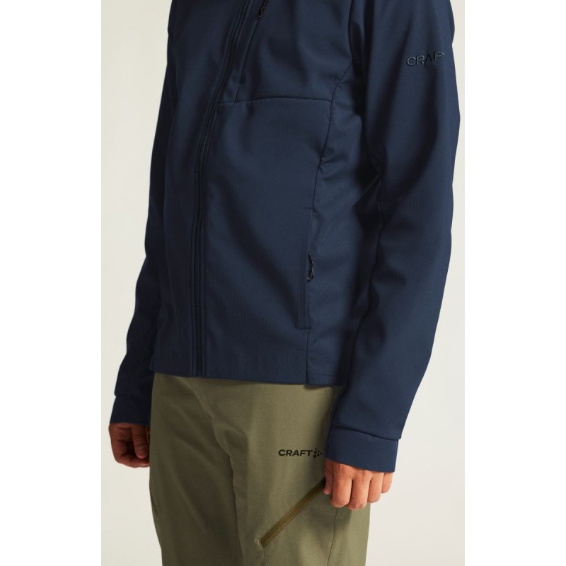 Moška softshell jakna s kapuco Craft ADV Explore 2.0 Softshell