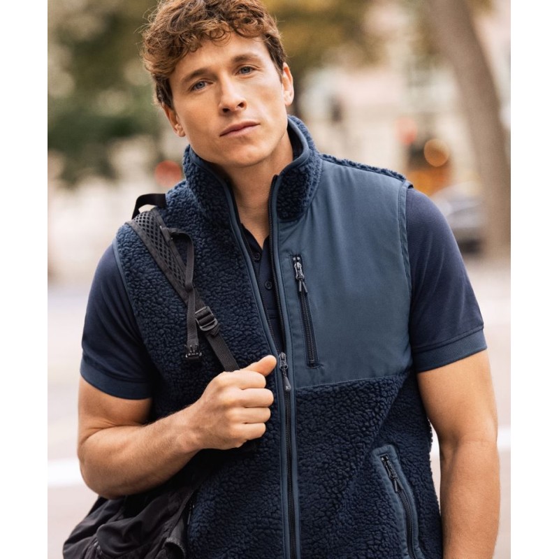 Moški flis brezrokavnik James Harvest Kingsley Sherpa Fleece Vest