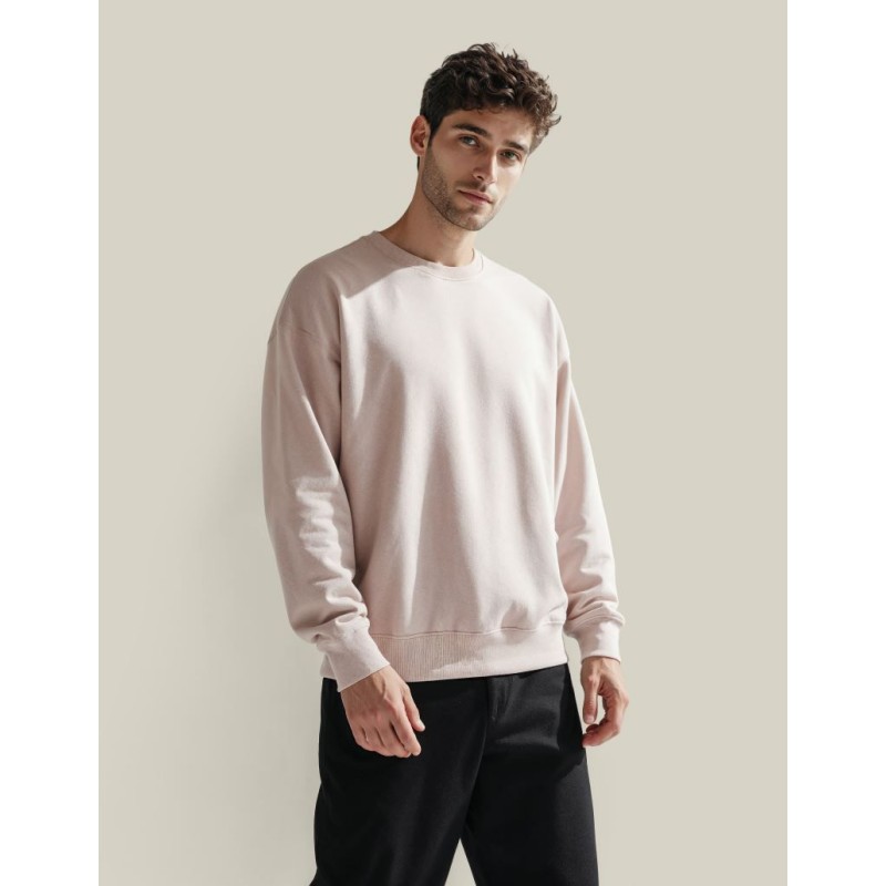 Unisex organic oversized pulover Untagged Movement OCS RCS Loose Crewneck