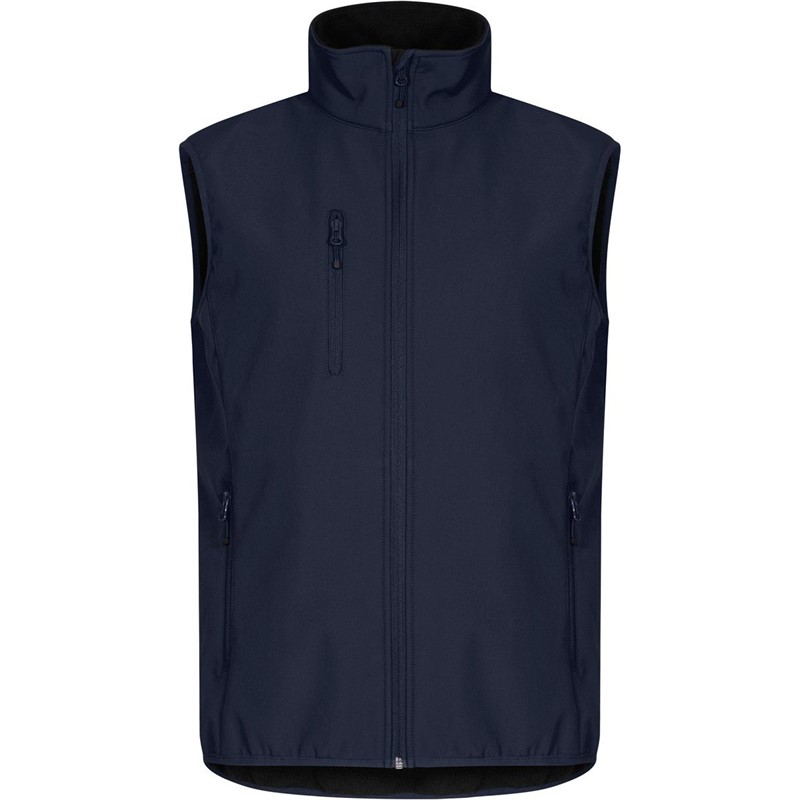 Moški 3 slojni softshell brezrokavnik Clique Classic Softshell Vest M