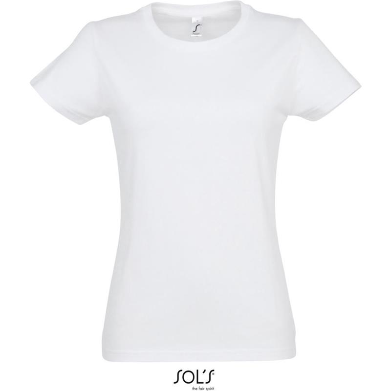 Ženska kratka majica za tisk-100% kakovosten bombaž-SOLS Imperial Women