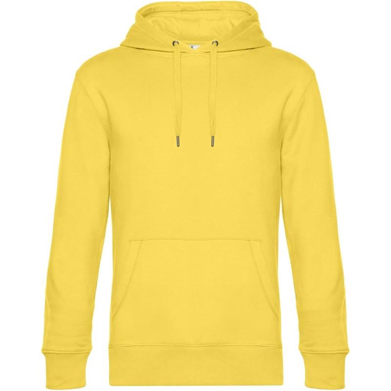 Moški pulover s kapuco iz česanega bombaža B&C KING Hooded